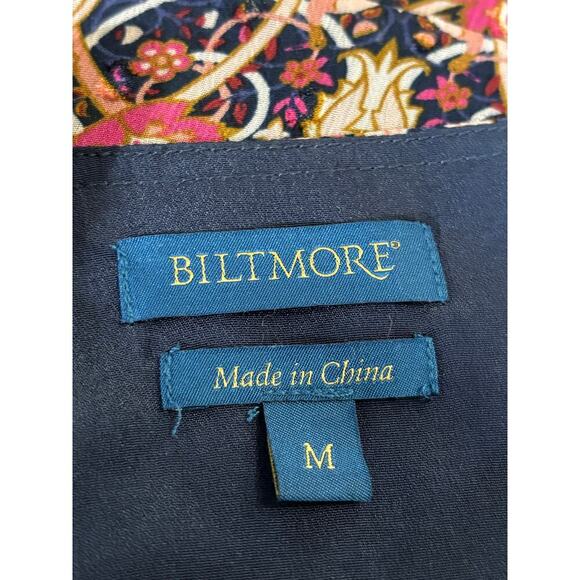 Biltmore wrap maxidress, blue/red, eclectic, feminine, transitional, bohemian - Picture 6 of 7